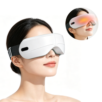 Masseur oculaire à compression d'air BISD avec chaleur et musique, masque anti-fatigue pour les yeux, soulagement des maux de tête, Bluetooth rechargeable 1200mAh Type-C