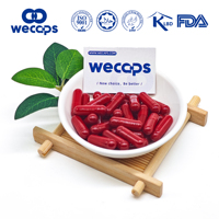 Capsules vides en gélatine bovine Wecaps - Qualité pharmaceutique, couleur et impression personnalisées, tailles 000 #   à 4 #