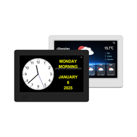 Meilleure horloge numérique avec date et jour de la semaine, DST automatique, grand calendrier non abrégé Réveil de démence pour personnes âgées