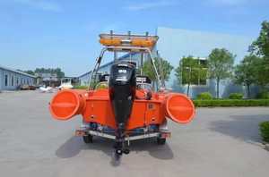 Zhenbo RIB-580D, Bote Semirrígido de 5.8m <span class=keywords><strong>con</strong></span> Consola Central, <span class=keywords><strong>Motor</strong></span> Fuera de Borda, Toldo Grande en Forma de T, Capacidad para 12 Personas, ORCA Hypalon RIB 580 - Product Image 5