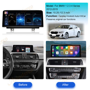 GPS para coche Linux <span class=keywords><strong>de</strong></span> 10,25/12,3 pulgadas para BMW 1/2/3/4 Series 2012-2015 unidad principal <span class=keywords><strong>de</strong></span> navegación Carplay reproductor Multimedia grabadora - Product Image 2