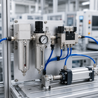 Unidad de Tratamiento de Aire Comprimido con Filtro Neumático de Aleación de Aluminio Serie NAF2000-5000, Suministro de Fábrica LYHY