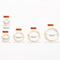 31MM en alliage de Zinc ouvrable métal ressort porte O anneau porte-clés boucle en cuir sac sacs à main chien chaîne fermoir à pression épais métal joints toriques