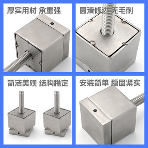 Xin Xiong Jia Glass Advertising Nail 8-12mm Steel <b>Square</b> Fixing Screw For Billboards <b>Mirrors</b> - Product Image 4