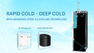 Purificador de agua inteligente para agua fría/caliente KAD-X69 SMAX con filtración de 12 etapas, diseño compacto de pie, procedente de Vietnam. - Product Image 4