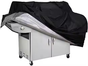 Housse de barbecue d'extérieur robuste 600D imperméable aux UV pour cuisson en extérieur, fabrication OEM - Product Image 4