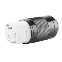 Conector de Alimentación NEMA SS2-50R de 50 Amperios, Cubierta para Cable de Alimentación de RV, Enchufe con Bloqueo Giratorio