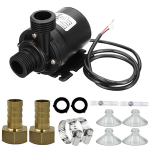 DC Submersible Water <b>Pump</b> Brushless Motor Ultra Quiet Aquarium Booster <b>Pump</b> <b>Black</b> Cylinder Shape - Product Image 5
