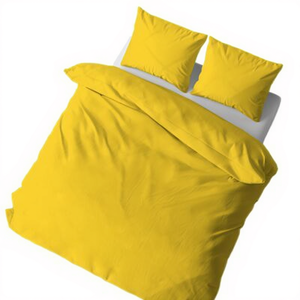 Ensemble de housse de couette 100% coton jaune UK simple 135X200Cm - Product Image 3