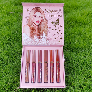 Set di 6 Rossetti Liquidi Opachi <span class=keywords><strong>Shakira</strong></span>, Lunga Durata, Gloss Labbra Resistente, Set Cosmetico Labial Bichota Lapiz Labial - Product Image 1