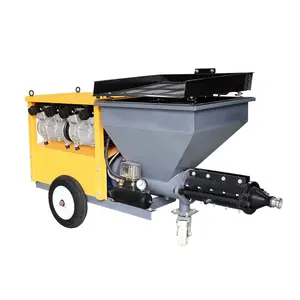 China Exports Electric Automatic Mixing Integrated Wall Cement Spray Plaster Machine Discount Price For Sale