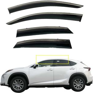 Déflecteurs de vent pour fenêtres compatibles avec Lexus NX 2015-2020, visières latérales à coller, 4 pièces, protection contre la pluie pour voiture - Product Image 1