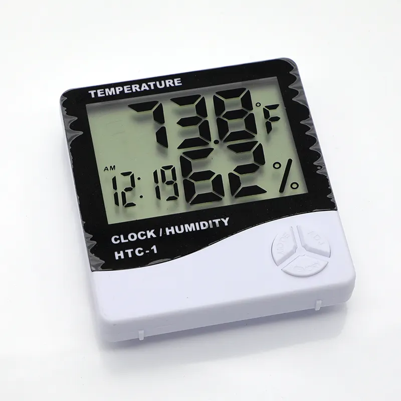 Htc-1 Digital Thermometer Hygrometer Meter Indoor Outdoor Temperature Controller