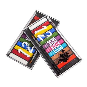 Queens Factory Kit <span class=keywords><strong>de</strong></span> <span class=keywords><strong>palette</strong></span> <span class=keywords><strong>de</strong></span> peinture corporelle à base d'huile 12 couleurs <span class=keywords><strong>de</strong></span> haute qualité <span class=keywords><strong>Palette</strong></span> <span class=keywords><strong>de</strong></span> peinture pour le visage arc-en-ciel pour enfants - Product Image 3