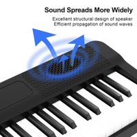 Instrument de musique de haute qualité chinois prix de gros piano piano de bonne qualité avec fonction pliable piano à clavier midi