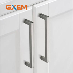 Vintage <strong>Black</strong> Zinc Alloy Stainless Steel Furniture <strong>Door</strong> Handles <strong>Knobs</strong> for Bedroom Kitchen Wardrobe Cabinets Drawer Pulls - Product Image 3