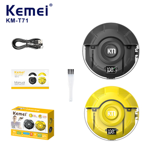 เครื่องโกนหนวดไฟฟ้า Kemei <span class=keywords><strong>KM</strong></span>-T71 ความจุแบตเตอรี่ 500mAh 8000 รอบต่อนาที 8 วัตต์ ใบมีด <span class=keywords><strong>2</strong></span> ใบ แบบหมุน IPX7 กันน้ำ ใช้ได้ทั้งแบบเปียกและแห้ง ไร้สาย ชาร์จไฟได้ - Product Image 1