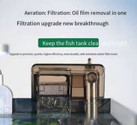 Petit aquarium rectangulaire en verre ultra-transparent pour betta, avec couvercle anti-saut, 5L, pour bureau/salon/terrasse (ensemble complet, vide)
