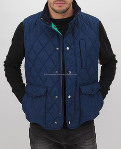 Veste matelassée pour homme Quick Apparels, en polyester, chaude, respirante, coupe-vent, fermeture éclair, coutures horizontales - Product Image 1