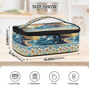 Small Insulated Lunch Box Portable <b>Mini</b> <b>Cooler</b> Thermal Meal Prep Tote Custom Casserole Carrier Insulted <b>Cooler</b> Bag with Handle - Product Image 3