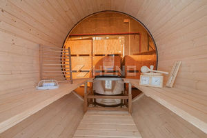 Cabane extérieure en pin finlandais de haute qualité, sauna en forme de baril, <span class=keywords><strong>Sona</strong></span> Room Sauna - Product Image 6