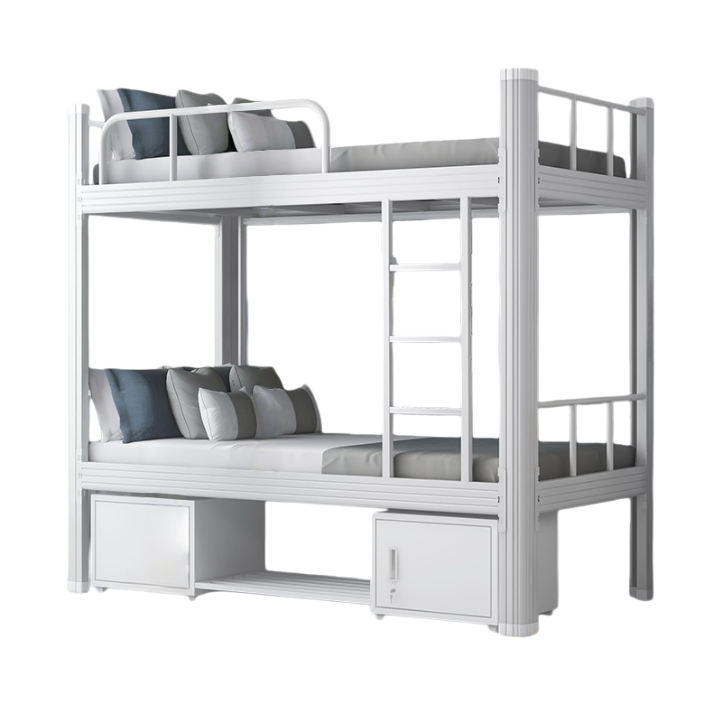 Blanc - Cadre de lit + Sommier + Boîte de rangement