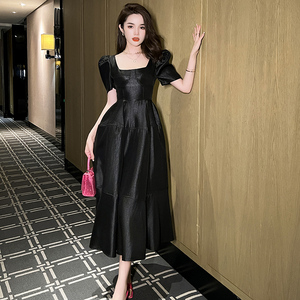 Short Black Dress - Puffy Sleeve Mini Dress for Women Short Black Dress - Puffy Sleeve Mini Dress for Women