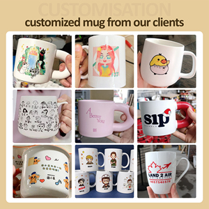 Personalized White Customized logo Drink Custom Cute Milk <b>Fine</b> <b>Bone</b> <b>China</b> Porcelain Customizable Ceramic Coffee Tea Mug <b>Cup</b> - Product Image 5