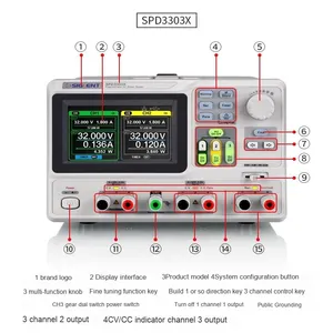 SIGLENT แหล่งจ่ายไฟแบบปรับค่าได้ความแม่นยำสูง รุ่น Linear Programmable SPD3303X/C/X-E รับประกัน 1 ปี สำหรับอุปกรณ์ทดสอบ - Product Image 4