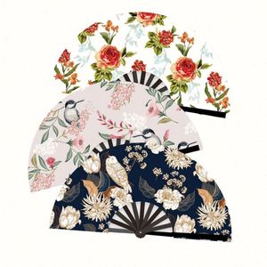 Abanico de Bambú Negro para Kung Fu, 33cm, Plegable, Pintado a Mano, Natural, Hecho a Mano, Duradero, Tema Musical, Halloween, Año Nuevo, Venta al Por Mayor - Product Image 4