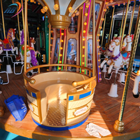 Carrusel de 16 Asientos para Niños y Adultos, Atracciones de Parque de Diversiones, Juegos Mecánicos para Familias