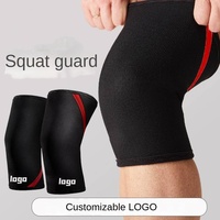 Genouillères en néoprène de 7 mm d'épaisseur, très vendues, avec protection professionnelle, design respirant pour adultes, musculation, squats