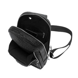 Bolso Bandolera de Cuero Genuino para Negocios, Estilo Mensajero, Negro, Impermeable, Antirrobo, con Bloqueo de Huellas Dactilares, Ligero - Product Image 5