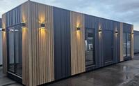 Maisons préfabriquées modernes, kit de cabane, maison triangulaire à ossature, maison préfabriquée modulaire mobile, mini-maison