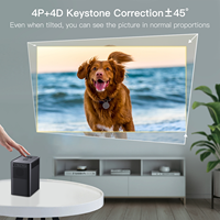Projecteur Portable S30 MAX Mini 4K Android 10.0, Version globale, LED BT WIFI Full HD 1080P, Correction de la distorsion trapézoïdale