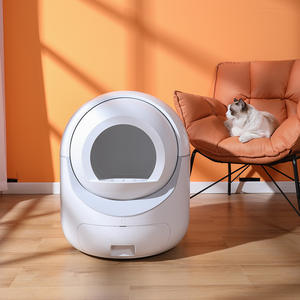 Caja <span class=keywords><strong>de</strong></span> <span class=keywords><strong>arena</strong></span> eléctrica antisalpicaduras grande completamente automática <span class=keywords><strong>para</strong></span> <span class=keywords><strong>gatos</strong></span>, inodoro inteligente <span class=keywords><strong>de</strong></span> PP con aplicación móvil, tipo cajón <span class=keywords><strong>de</strong></span> plástico remoto - Product Image 4