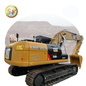 Pelle de terrassement CATERPILLAR de fabrication japonaise CAT 20ton Japan pelle sur chenilles 320D 320 320GC moteur 6 cylindres pelle d'occasion - Product Image 1