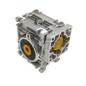 Motorreductor de CC sin escobillas con reductor de tornillo sin fin RV30 de 24 V CC con autobloqueo para trabajos de elevación, par de 8-24 N.m, relación de 7.5-60:1 - Product Image 4