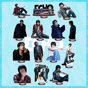KPOP JIN <span class=keywords><strong>25</strong></span> Nouvel Album Standee <span class=keywords><strong>Echo</strong></span> Debout Figure Deux Côtés Photo Impression Action Stand Figure Affichage De Bureau Modèle Fans Cadeau - Product Image 2