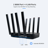 Enrutador WiFi6 Red rápida y estable Empresa 3000Mpbs MT7981 Gigabit Dualband Wireless Openwrt Router Wifi 6 Routers domésticos