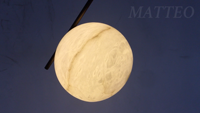 Suspension moderne ronde en albâtre, design nuage minimaliste, lampe de plafond de luxe à tête unique