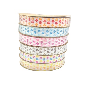 Encantadora oreja de conejito de Pascua con adorables impresiones de patas de perro, cinta de polietileno para decoraciones festivas para fiestas infantiles - Product Image 3