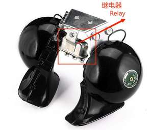 Kit <span class=keywords><strong>de</strong></span> <span class=keywords><strong>klaxon</strong></span> <span class=keywords><strong>de</strong></span> <span class=keywords><strong>train</strong></span> à double tonalité 12 volts haut et bas <span class=keywords><strong>pour</strong></span> tous les véhicules motos - Product Image 1