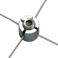 Pince à cordes croisées ajustable en acier inoxydable, 18mm, de qualité Marine, 316