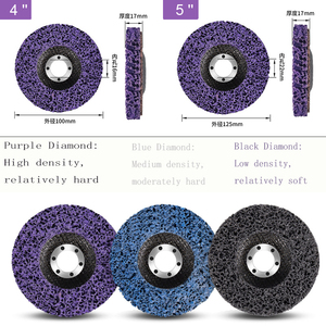 <span class=keywords><strong>Disque</strong></span> abrasif à changement rapide, dureté moyenne, bande violette, 50 mm, OEM, pour le meulage de surfaces en acier inoxydable et bois - Product Image 2