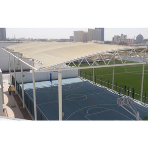 Cubierta de Techo de Membrana Tensada Arquitectónica para Estadios, Gimnasios y Establos, Estructura de Acero, para Canchas de Baloncesto y Tenis - Product Image 3