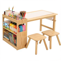 Ensemble de table d'activités créatives éducatives pour enfants, en bois, style Montessori, pour la maternelle, la garderie, les tout-petits et les enfants