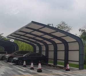 Offre Spéciale Easy up Carport Tente Garages, Auvents et Carports Voiture Parking Hangar Voiture Métal Acier avec revêtement Zinc - Product Image 2