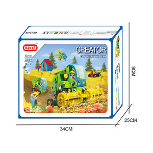 Juego de Construcción de Camiones con Temática de Granja, 8 en 1, 153 Piezas, Juguete Educativo STEM para Niños - Product Image 6