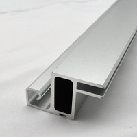 Profilés en alliage d'aluminium pour portes et fenêtres, profilés co-extrudés bicolores souples et rigides, profilés d'extrusion de tubes carrés